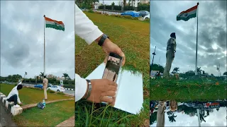 Creativity with Indian Police 🇮🇳 Happy Independence Day 😍 #shorts