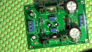 Variable voltage DC duel power supply board.