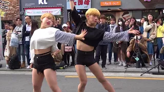 댄스팀 RED CREW 레드크루 Give it to Me - Sistar 홍대거리 BUSKING