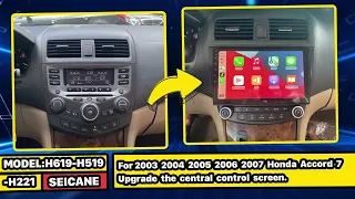 Carplay installation // How to upgrade 2003-2007 Honda Accord 7 with Android touchscreen bluetooth?