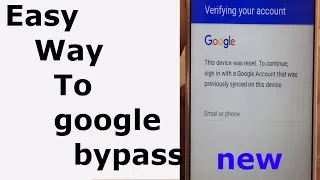 Easy Way To google bypass - Bypass Google Account Verification -(NEW)