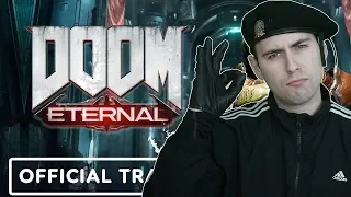 NEW Doom Eternal Launch Trailer Reaction | Slav Plays DOOM Eternal Blind | Let's Play DOOM Eternal