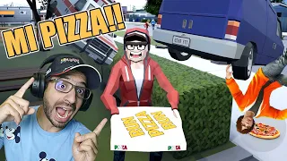 SOY EL PEOR REPARTIDOR DE PIZZA!! 🍕💥🛵 | Run Pizza Run! | Luky