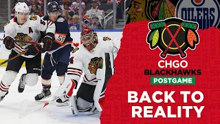 Chicago Blackhawks drilled by Oilers Heading into All-Star Break | CHGO Blackhawks Postgame Podcast