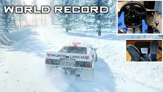 [World Record] Lantia 037 Rally Group.B | Thrustmaster T300RS + TH8A | DiRT Rally 2.0