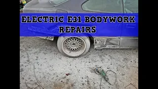 BMW E31 840CI EV Conversion 109: BodyWork Repair Starts