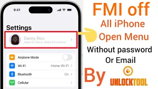 Icloud open menu All iphone and ipad free remove with unlocktool by proxy
