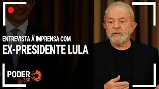 Lula concede entrevista à imprensa
