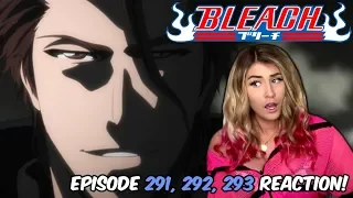 THE POWER OF AIZEN! Bleach Episode 291, 292, 293 REACTION!