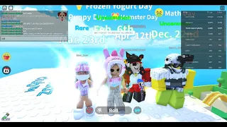 Playing Calendar RNG With Fans!--Roblox 2024