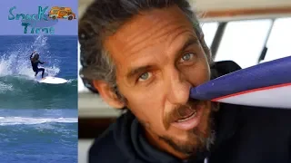 Rob Machado surfs an experimental Extended Go Fish, SnackTime Ep2