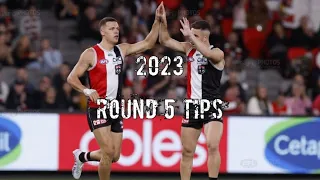 2023 AFL Round 5 Tips (The AFL Yank)