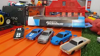 ОБЗОР HOT WHEELS FAST AND FURIOUS. ТАЧКИ ИЗ ФОРСАЖА. Гонка Hot Wheels