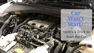 Car Doesn't Start - No Crank, No Sound - Simple Trick to Start the Car