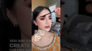 Modern Pakistani Bridal Makeup! Using Neetu Josh Beauty “Pearl” lashes 😍 #makeuptutorial #neetujosh