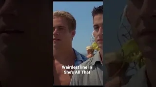 weirdest line in She's All That #paulwalker #rachaelleighcook