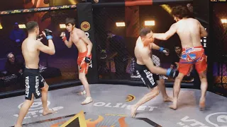 Fight 2 vs 2 Russians vs Dagestanis KNOCKOUT