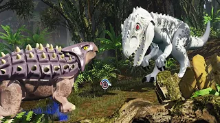 Lego Jurassic World - All Bosses / Boss Fights And Ending