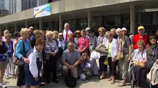 Rob Ford musical star visits City Hall