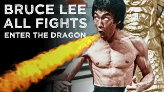 Bruce Lee All Fights Enter The Dragon.