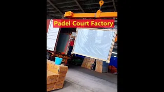 How To Loading Padel Court Into Container in Factory ?