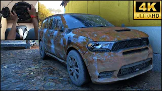 Restoring an Abandoned Dodge Durango SRT | Forza Horizon 5 | Logitech G29 Gameplay | 4K UltraHD