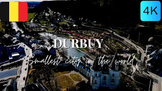 Smallest city in the World: Durbuy, Belgium || Drone 4K 2023 || Background music