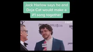 JACK HARLOW  WANTS TO COLLAB WITH DOJA CAT 🤯🔥 MUST WATCH THIS #shorts