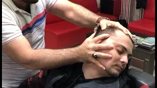 ASMR BARBER MASSAGE | SLEEP MASSAGE NO TALKİNG(Face,care,neck,body,crack)BERBER MASAJİ