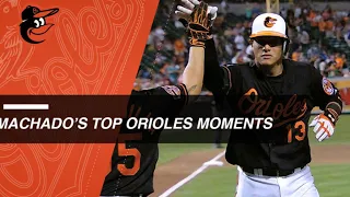 Check out Machado's top moments with Orioles