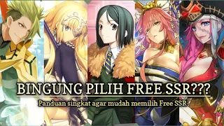 [FGO GUIDE] REKOMENDASI 5 SERVANT YG WAJIB DI AMBIL DI FREE SSR!!! || FGO INDONESIA