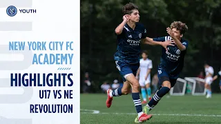 Boys Academy Highlights | NYCFC U17s vs New England Revolution | September 11, 2021