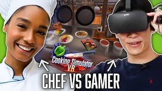 Chef vs. Gamer in Cooking Simulator VR