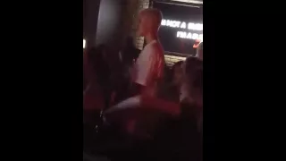 [12] Another fan taken video of JB at a night club in Calgary, AB last night #Company (06/13/16)