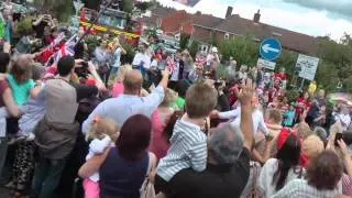 Olympic Torch goes thru Basingstoke