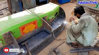 Body and Front Show Making of Hino Dump Truck in Pakistani Truck Workshop | Pakistani Trucks