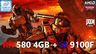 Doom Eternal RX 580 4GB + i3 9100F (All Settings Tested)