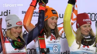 Women's Slalom - Award Ceremony - Flachau AUT - 2023