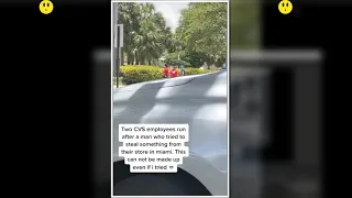 CVS Employees Confront Alleged Shoplifter In FL via TikTok, Male Karen or Karens  Reaction