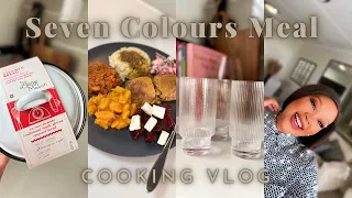 COOKING VLOG | TRADITIONAL SEVEN COLOURS MEAL WITH A TWIST