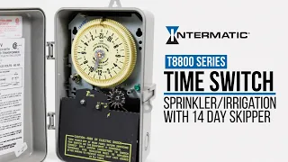 Upgrade Irrigation Applications with a T8800 Series Time Switch