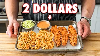 The 2 Dollar Chicken Tender Meal | But Cheaper