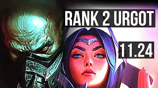 URGOT vs IRELIA (TOP) | Rank 2 Urgot, 10/5/16 | BR Challenger | 11.24