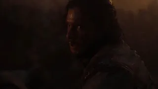 Game Of Thrones, Jon and the Dragons. S08E03 The Long Night