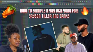 How to Sample a 90s R&B Song For Bryson Tiller & Drake | Trap Soul Type Beat | FL Studio Tutorial