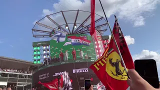 Premiazione Monza GP F1 2019