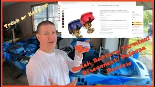 Car and Marine battery terminal quick connect / disconnect review