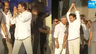 CM Jagan Stage Entry at Nayudupeta Public Meeting | Memantha Siddham Bus Yatra | @SakshiTV