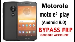 Moto E5 Play (Android 8.0) Google Account lock Bypass Easy Steps NO TALKBACK | NO Help & Feedback