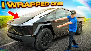 Before You Wrap a Cybertruck Watch This! I wrapped one!